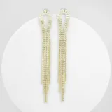 WOD Crystal сережки 4* №15/16 gold