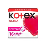Kotex ULTRA DRY прокладки супер 16 шт.