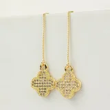 WOD Slim сережки - протяжки 5* № 5 gold