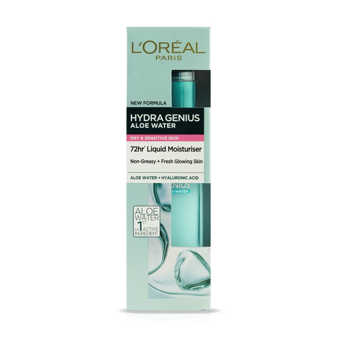 L'Oreal Paris Hydra Genius аква-флюїд для сухої та чутливої шкіри 70мл — Фото 1