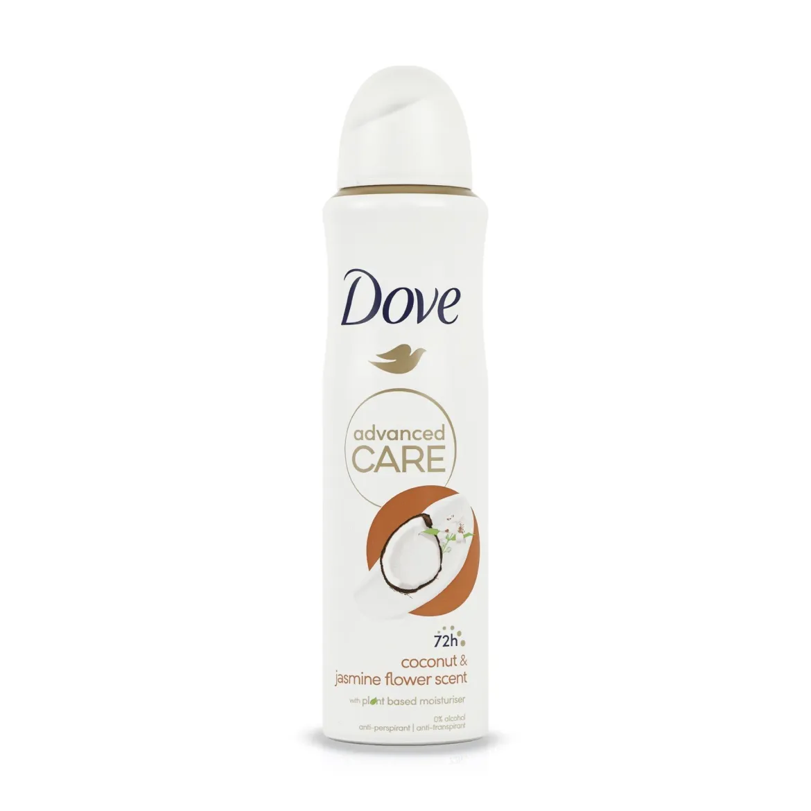 Dove антиперспірант спрей coconat &amp; jasmine flower 150мл