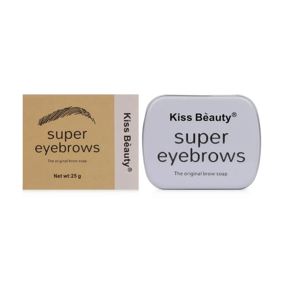 Kiss Beauty мило для фіксації брів з щіточкою Super Eyebrows 25г