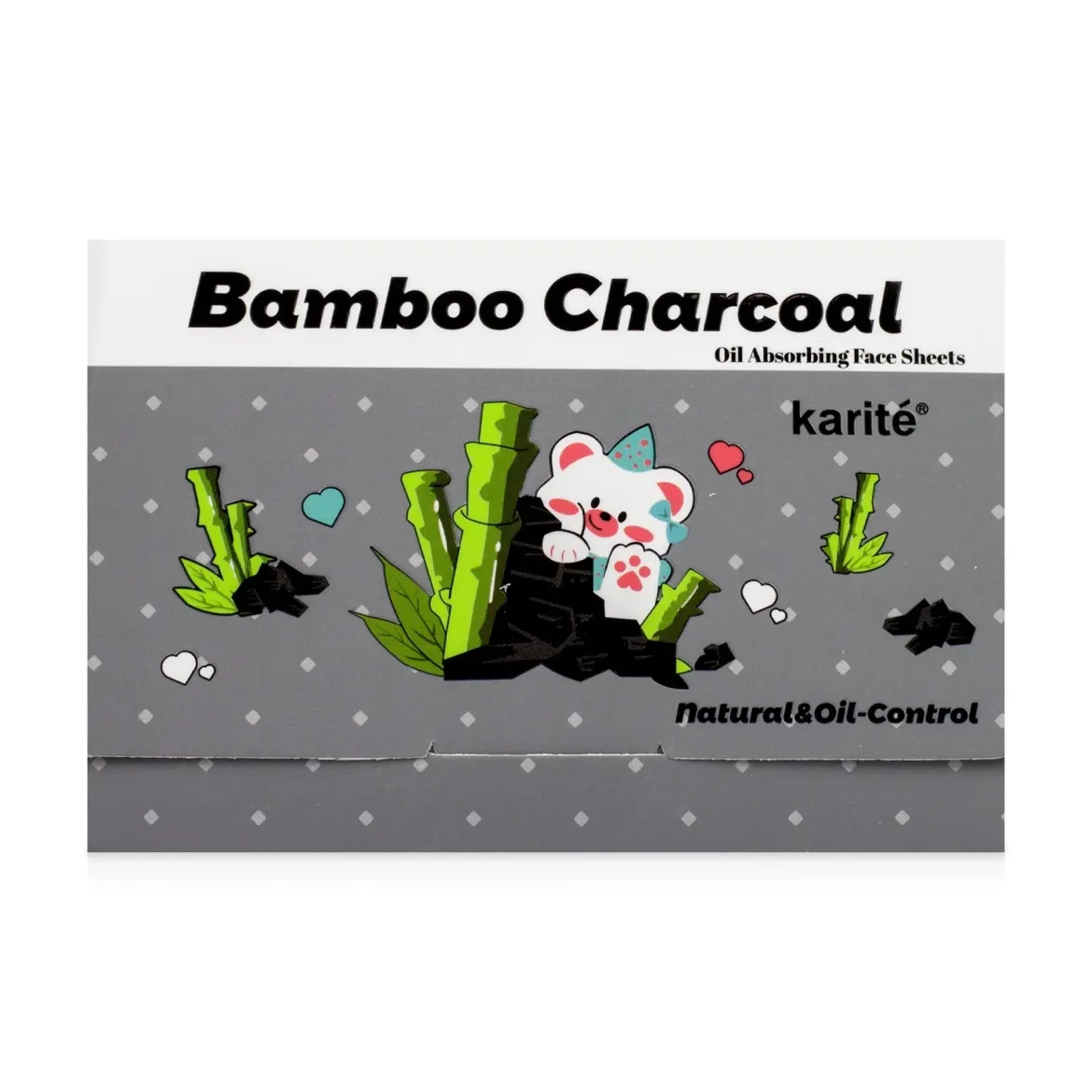 Karite матуючі серветки Bamboo Charcoal 100 шт.