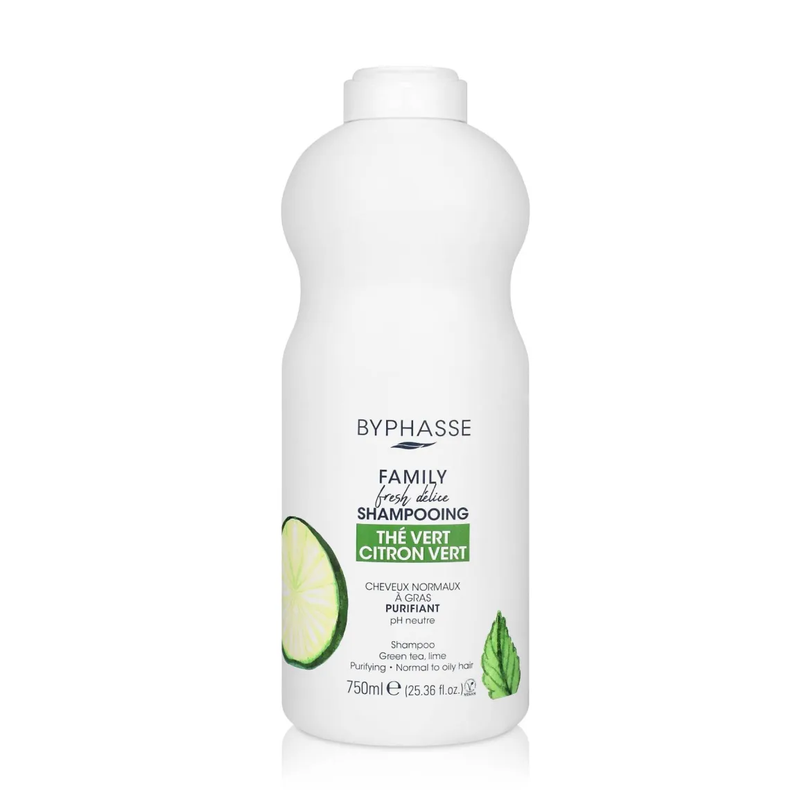 Byphasse Family Fresh Delise шампунь для норм.та жирн.вол.з лаймом та зеленим чаєм 750мл