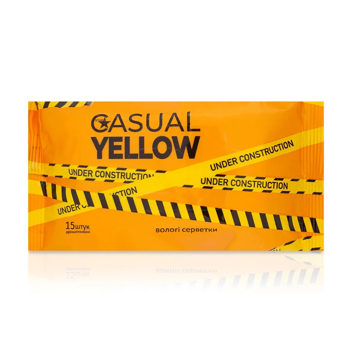 Casual вологі серветки ароматизовані Yellow* 15 шт.