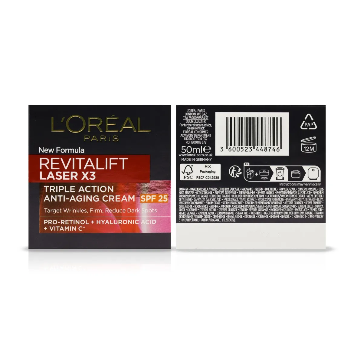 L'Oreal Paris Ревіталіфт Лазер крем денний антивіковий догляд потрійної дії — Фото 1