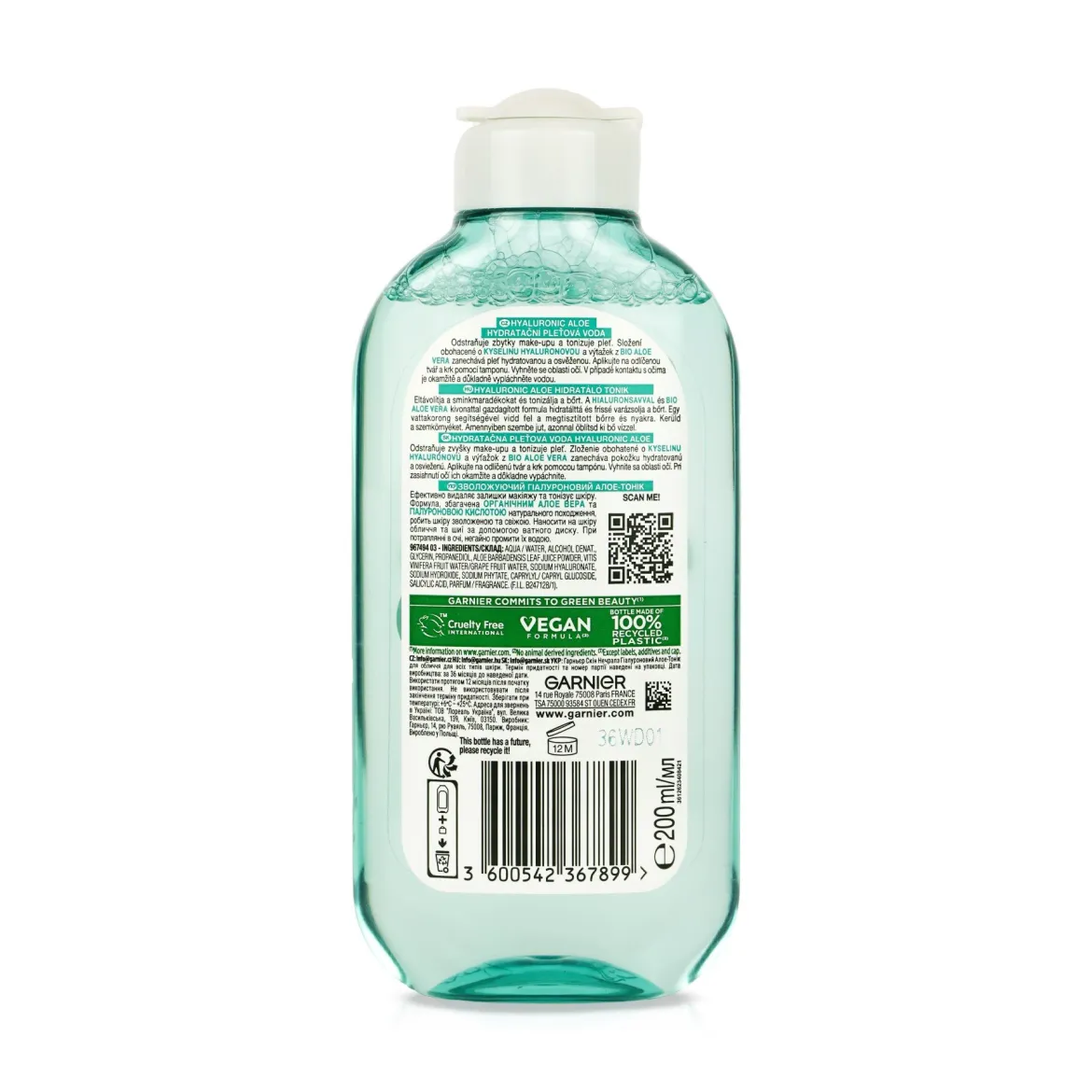 Garnier Гіалуроновий Алое тонік _для всіх типів шкіри 200мл — Фото 1