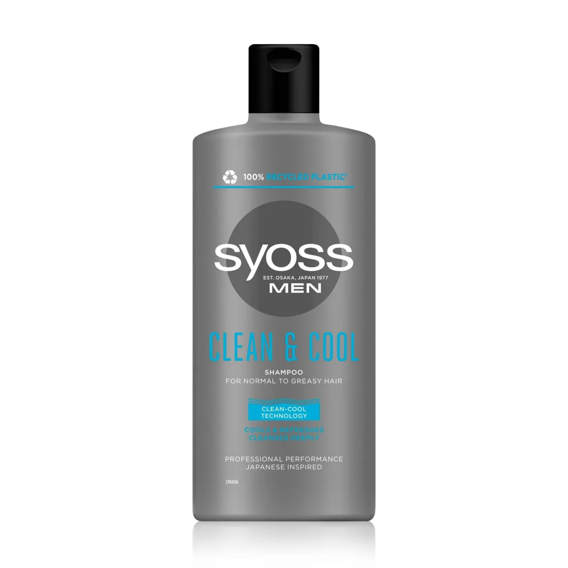 Syoss Men шампунь чоловічий Cool and Clean для нормального і жирного волосся 440мл