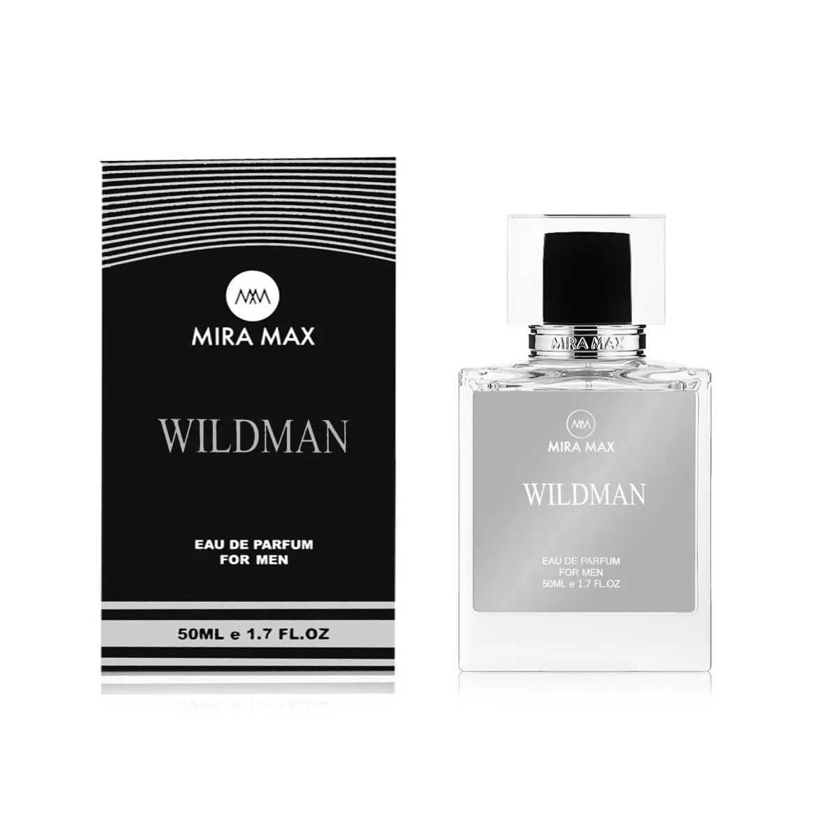 MiraMax парфумована вода для чоловіків Wildman vs Christian Dior Sauvage 50мл — Фото 1