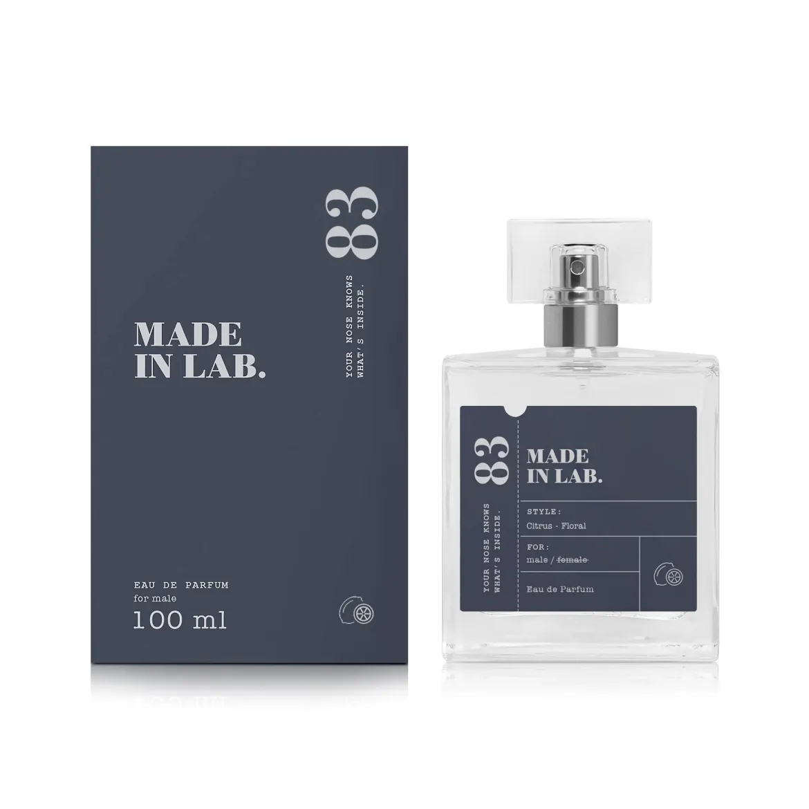 Made in Lab парфумована вода для чоловіків 083 vs Giorgio Armani Black Code 100мл — Фото 1