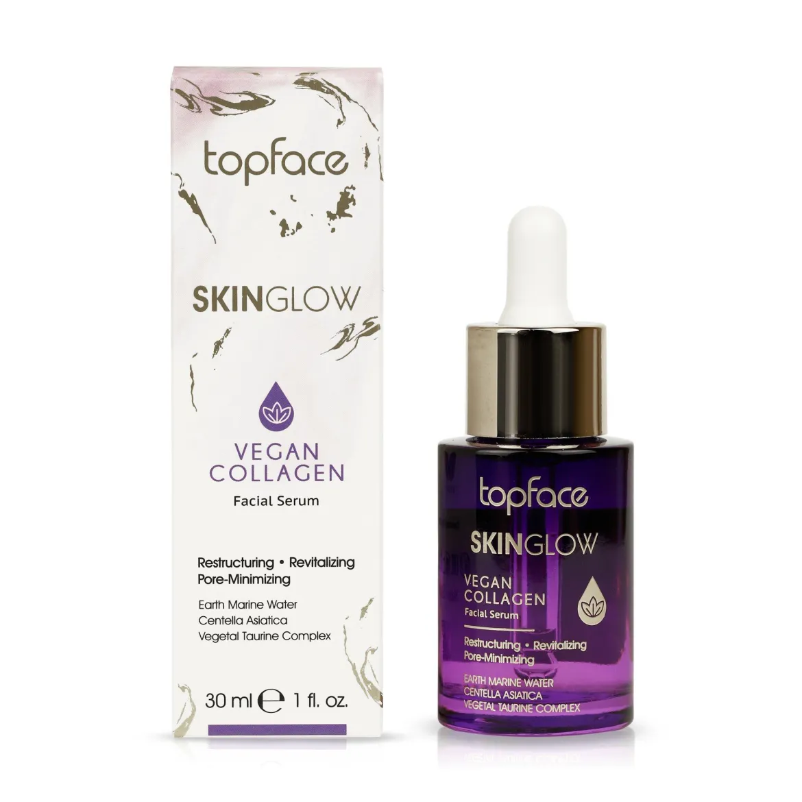 Topface Skinglow праймер - сироватка Vegan Collagen 30мл