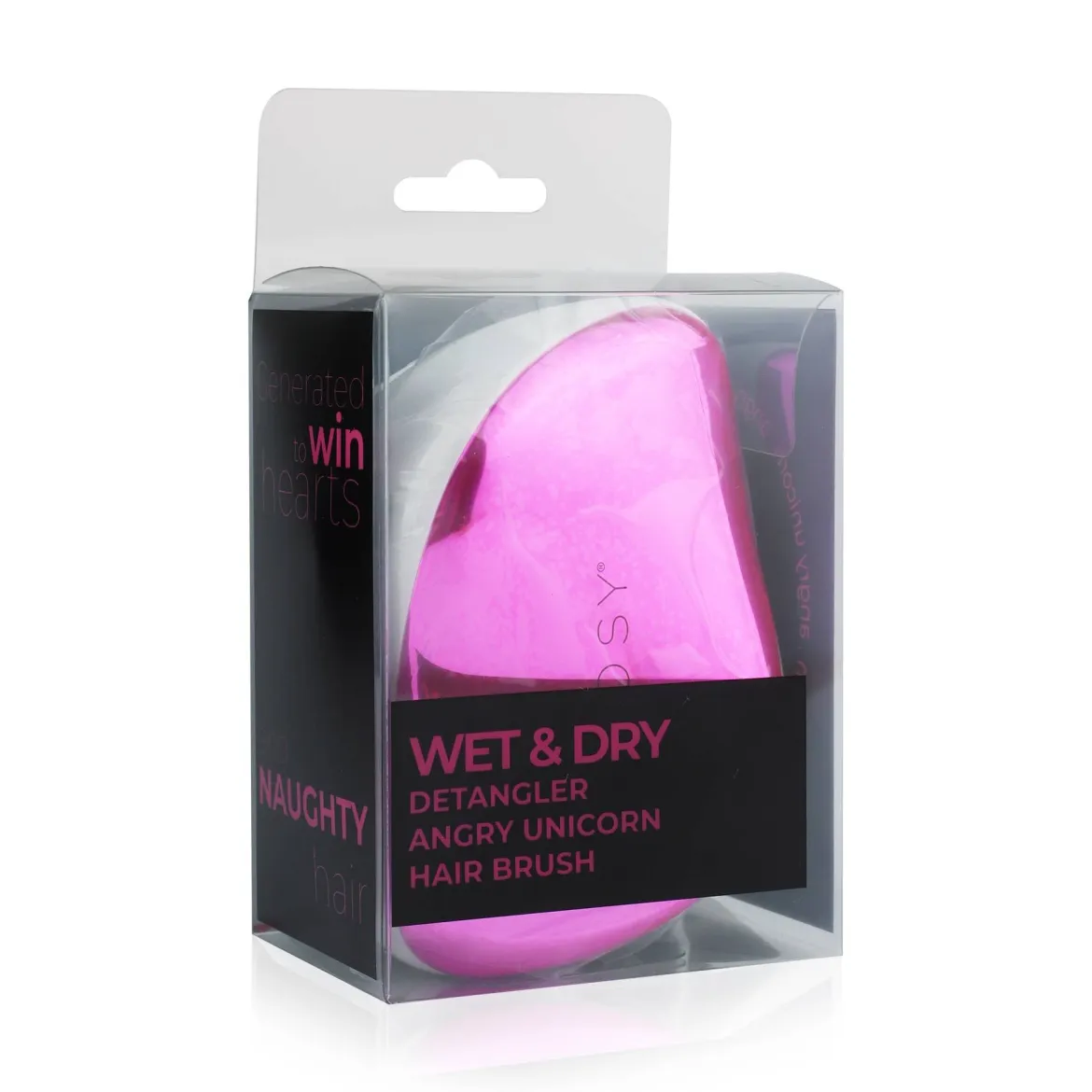 Rosy Wet&amp;Dry щітка для волосся Angry unicorn рожева — Фото 2