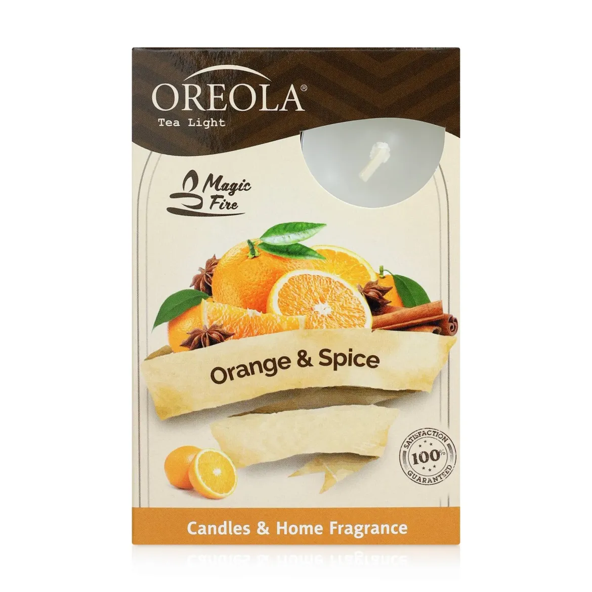 Oreola свічка ароматична Orange&amp;Spice ароматична 6 шт.