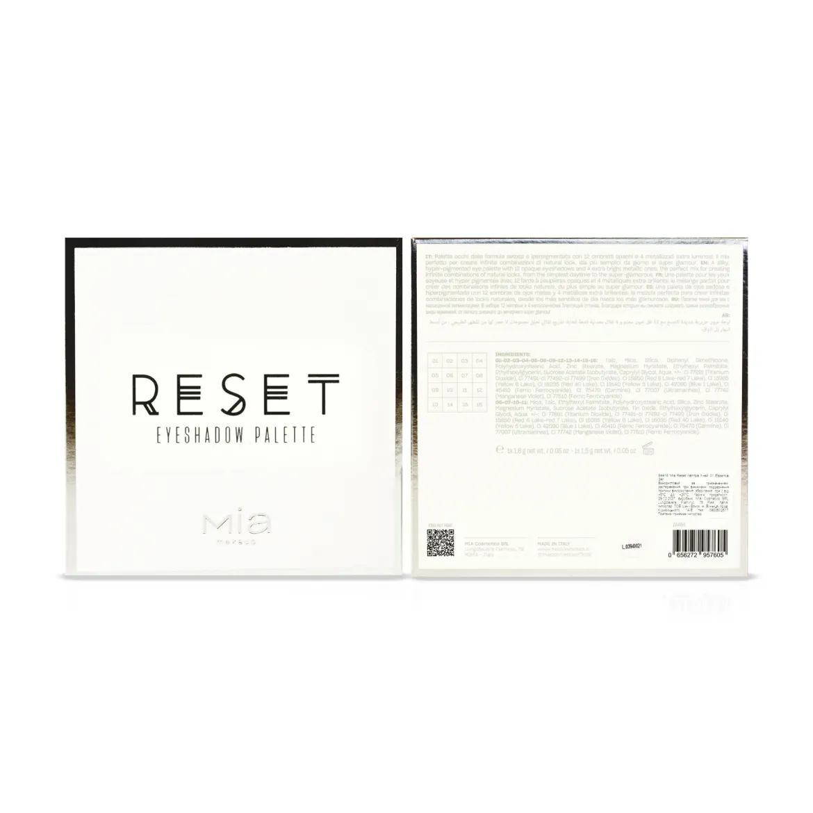 Mia Reset палітра тіней 01 Essential 24г — Фото 4