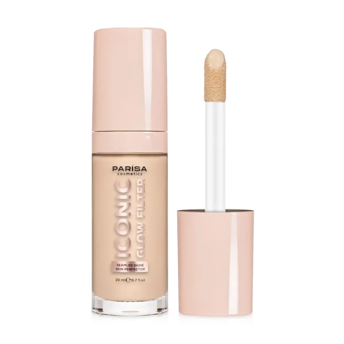Parisa Iconic Glow Filter тональний крем - флюїд з ефектом сяйва — Фото 1