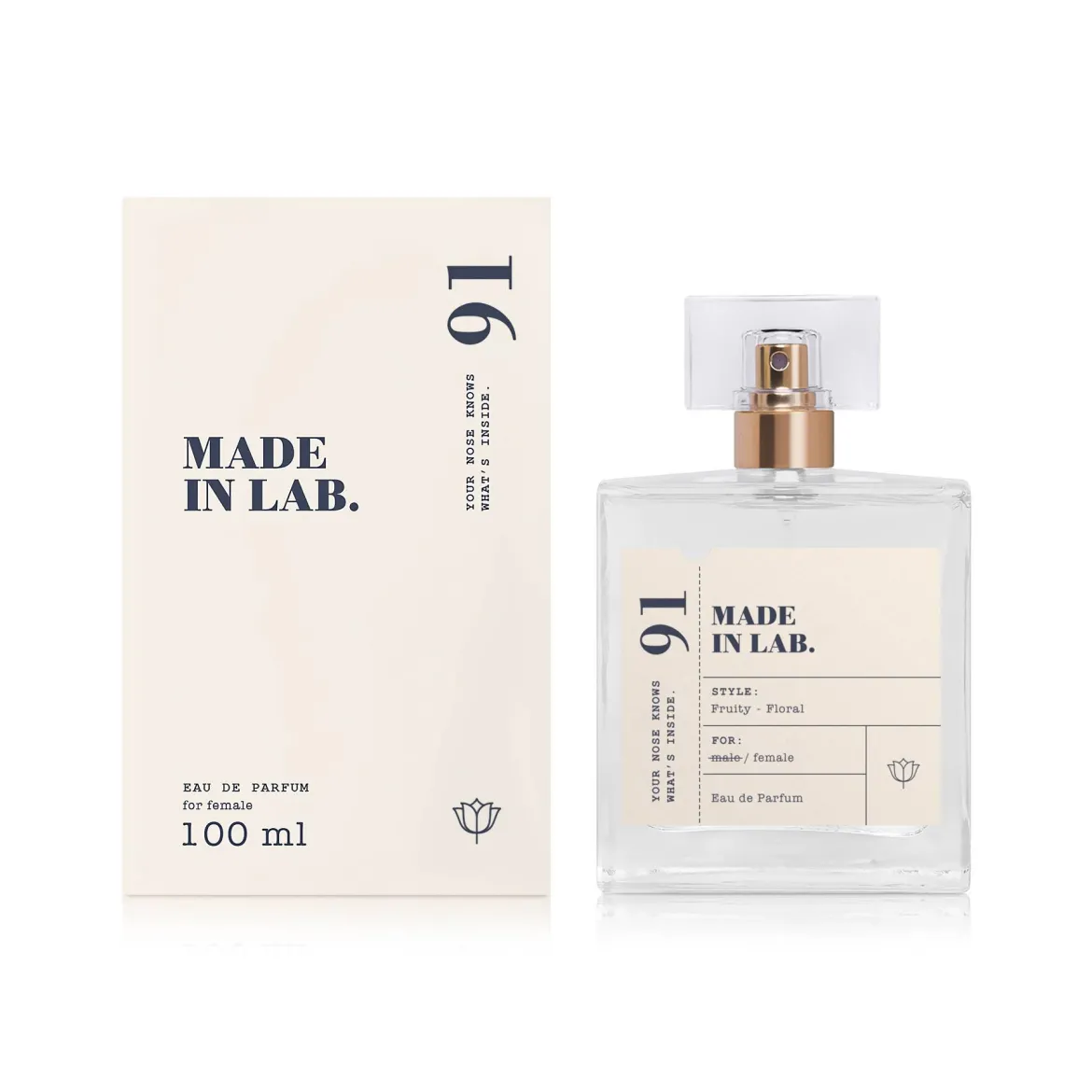 Made in Lab парфумована вода для жінок 091 vs Giorgio Armani Because it's You 100мл — Фото 1