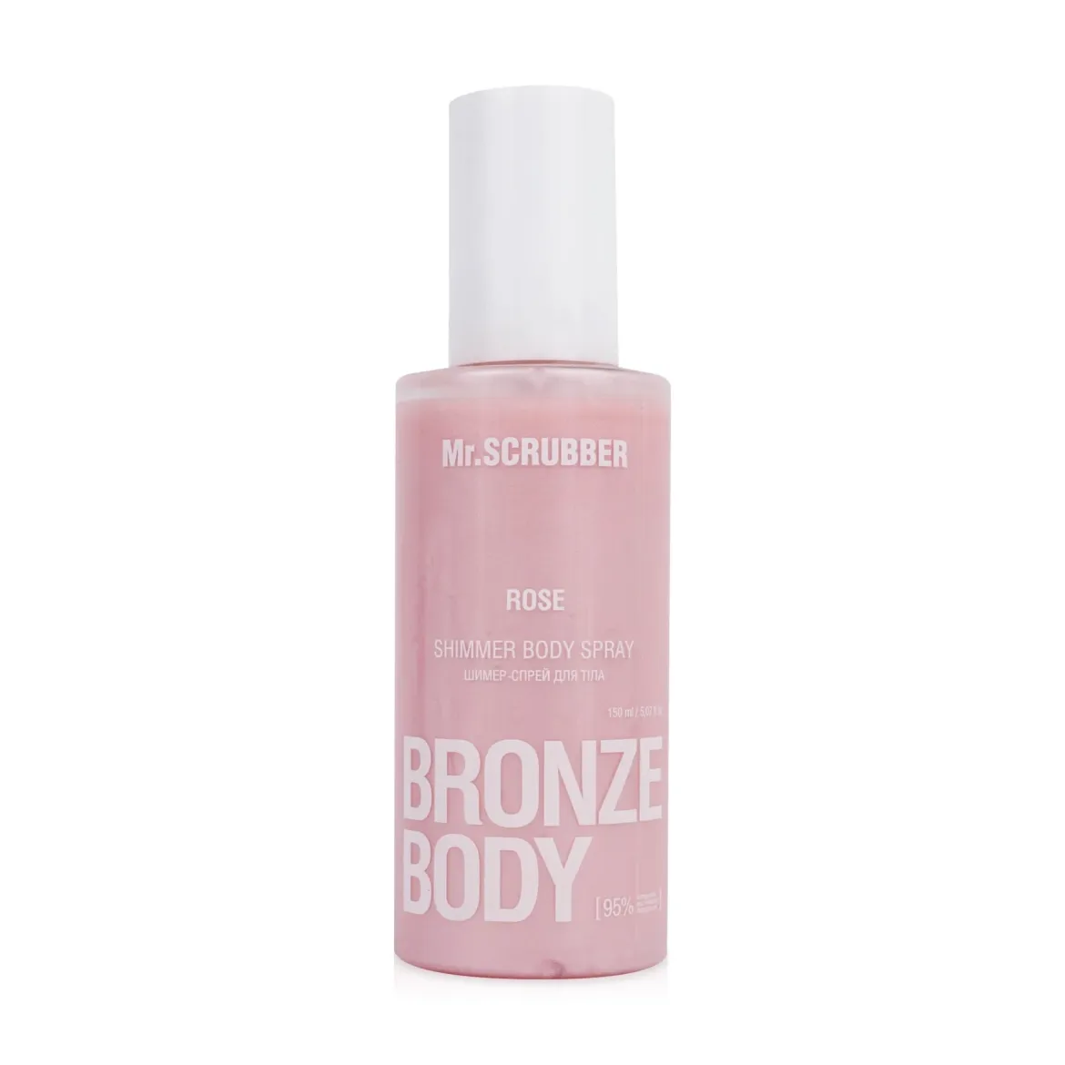 Mr. Scrubber Bronze Body шиммер спрей Rose 150мл