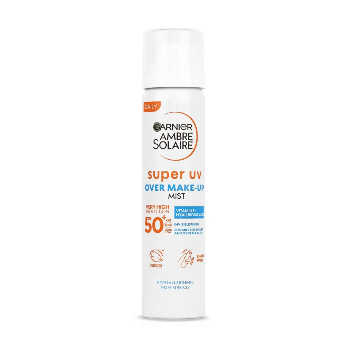 Garnier Ambre Solaire сонцезахисний спрей для обличчя __ SPF50 75мл