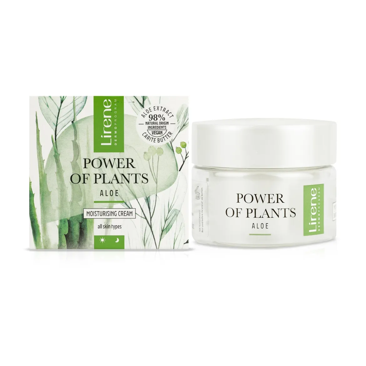 Lirene Power of Plants Aloe крем зволожуючий 50мл