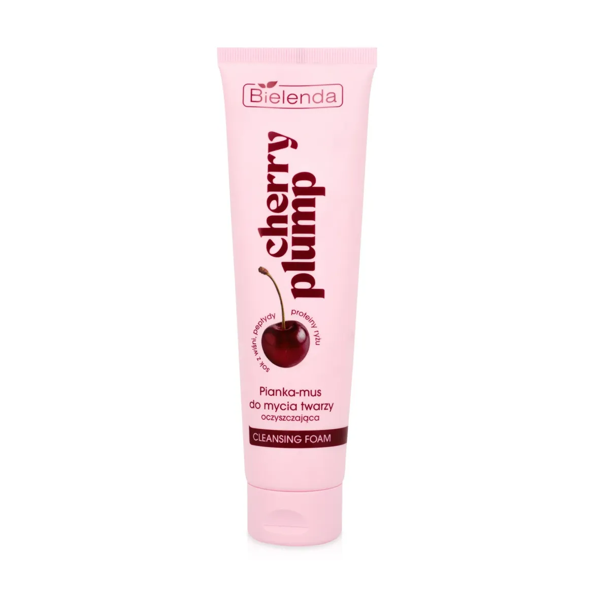 Bielenda Cherry Plump пінка для вмивання очищаюча 130г
