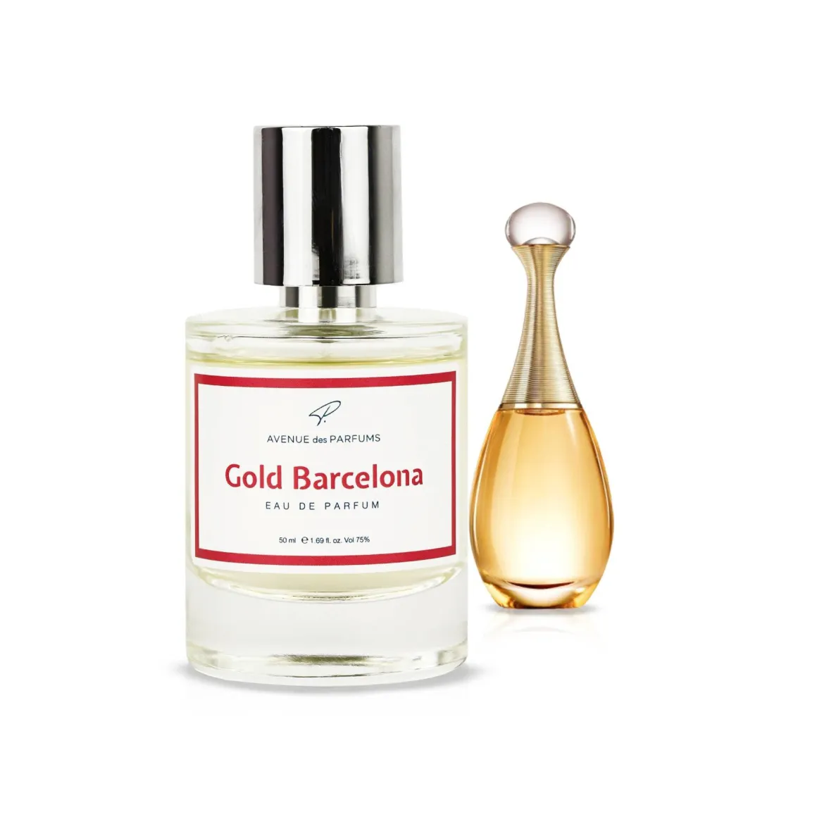 Avenue des Parfums парфумована вода для жінок Gold Barcelona vs Dior J`adore 50мл