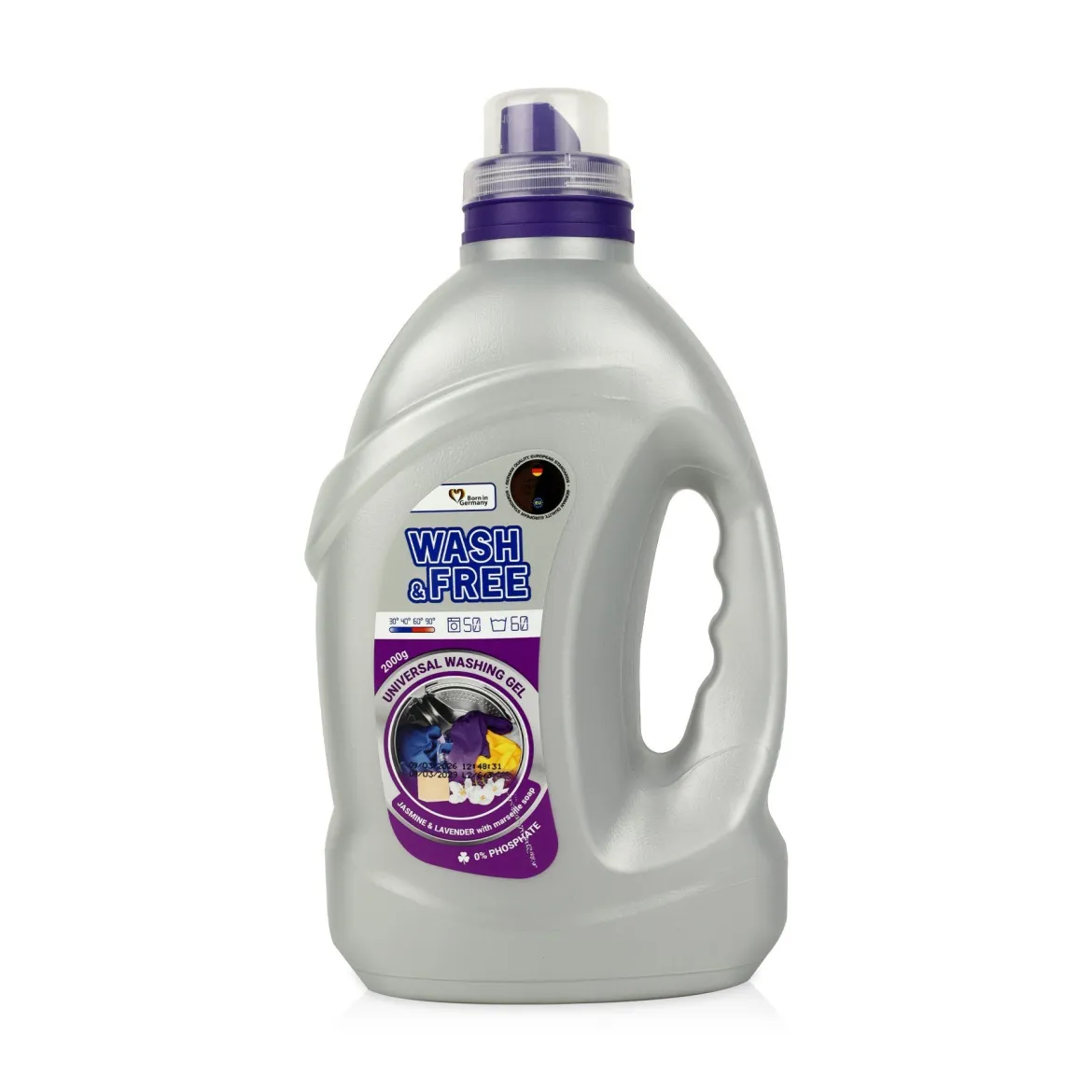 Wash &amp; Free гель для прання з марсельським милом 2кг