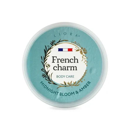 Liora French charm скраб для тіла парфумований очищувальний Midnight bloom amber 335г