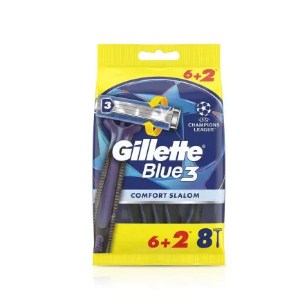 Gillette Blue 3 разовий станок Comfort Slalom 6+2