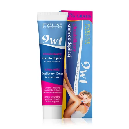 Eveline Cosmetics крем для депіляції Q10+R 9в1 ультраніжний 125мл