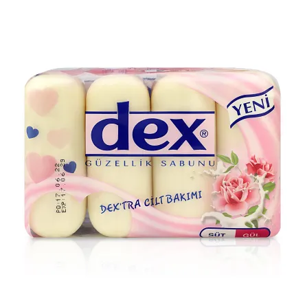 Dex мило екопак Milk-Rose 85г 4 шт.