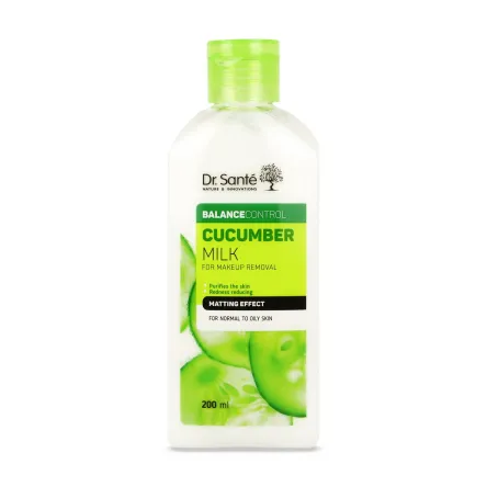 Dr.Sante Cucumber Balance Control молочко матуюче для демакіяжу 200мл