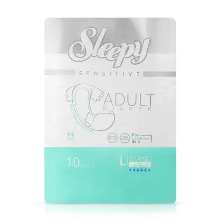 Sleepy Sensitive підгузки для дорослих L 10 шт.