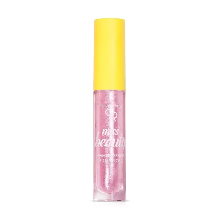 Golden Rose Miss Beauty Diamond Shine 3D блиск для губ 01 Pink Trip 4.5мл