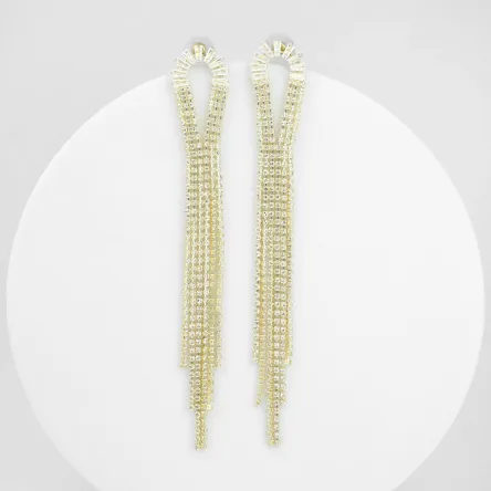 WOD Crystal сережки 4* №15/16 gold