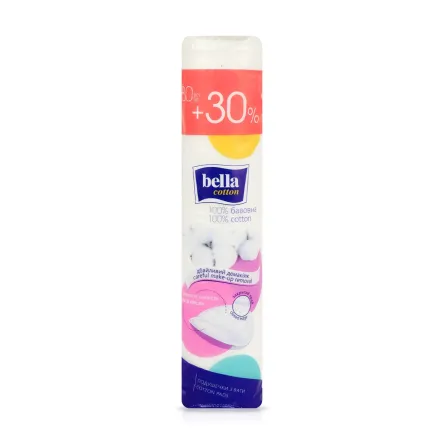 Bella Cotton ватні диски 80+30% шт.