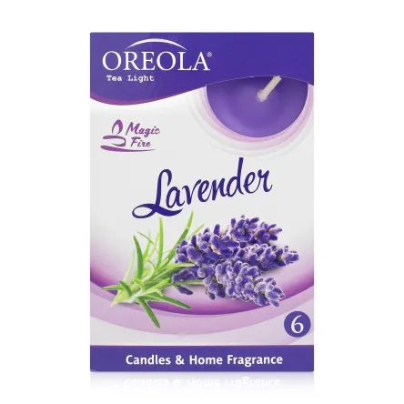 Oreola свічка ароматична Lavender ароматична 6 шт.