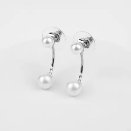 WOD Pearl сережки 4* №12 silver