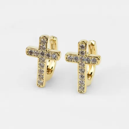 WOD сережки Criss-cross 4* № 2 gold