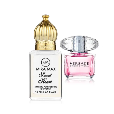 MiraMax парфумована олія для жінок Crystal vs Versace Bright Crystal 12мл
