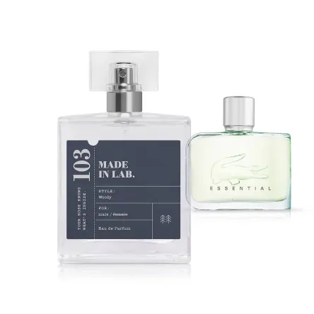 Made in Lab парфумована вода для чоловіків 103 vs Lacoste Essential 100мл