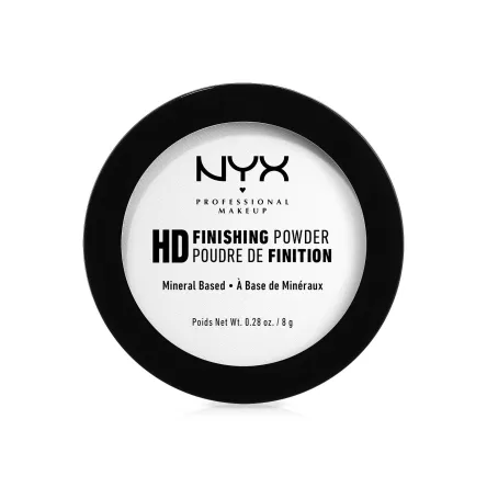 NYX Professional Makeup High Definition Finishing компактна пудра закріплююча 01 прозора 8г