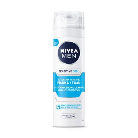 Nivea піна для гоління для чутливої шкіри охолоджуюча 200мл