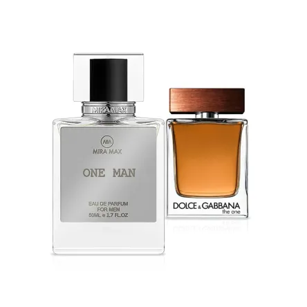 MiraMax парфумована вода для чоловіків One Man vs D&G The One for Man 50мл