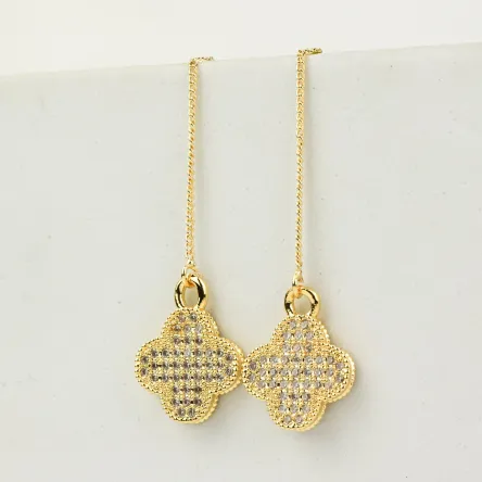 WOD Slim сережки - протяжки 5* № 5 gold