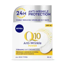 Nivea Q10 Power крем денний проти зморшок+пружність SPF15 50мл — Фото 2