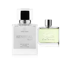 MiraMax парфумована вода для чоловіків Sensual Man vs Lacoste Essential 50мл — Фото 2