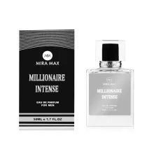 MiraMax парфумована вода для чоловіків Millionaire Intense vs Paco Rabanne 1 Million Intense 50мл — Фото 3