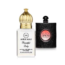 MiraMax парфумована олія для жінок Black vs Yves Saint Laurent Black Opium 12мл — Фото 2
