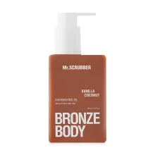 Mr. Scrubber Bronze Body олія для тіла сяяння Vanilla Coconut 150мл — Фото 2