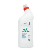 DeLaMark засіб для чищення унітазу білі квіти бавовни 1л — Фото 2